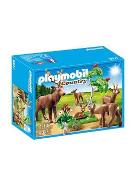 6817 Hertenfamilie met Kalfje