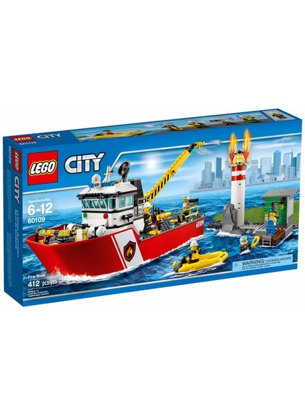 60109 Lego Brandweerboot