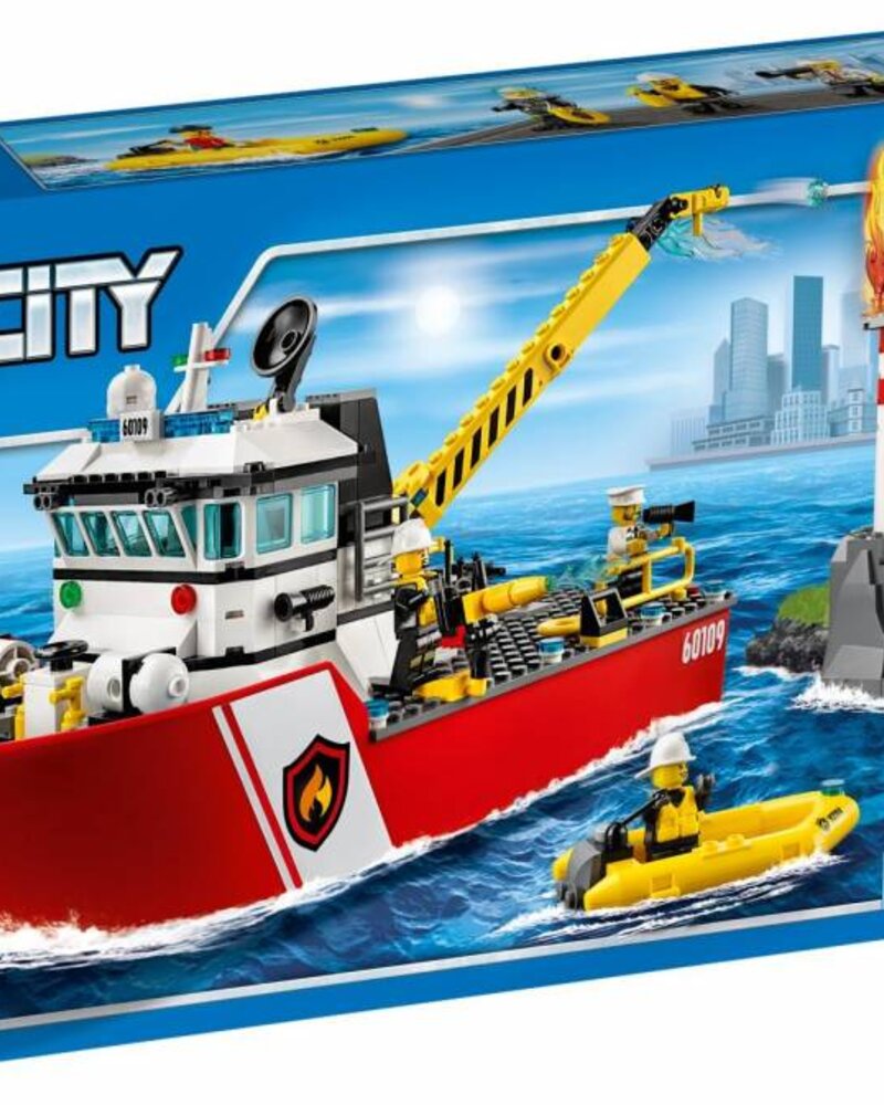 60109 Lego Brandweerboot