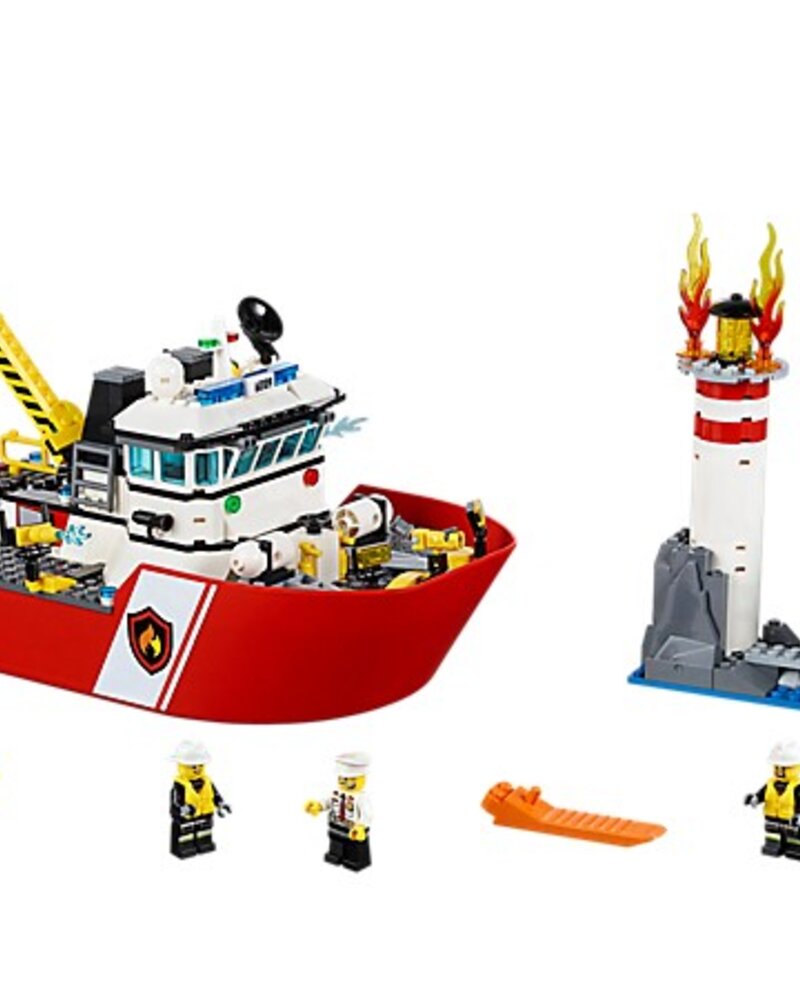 60109 Lego Brandweerboot
