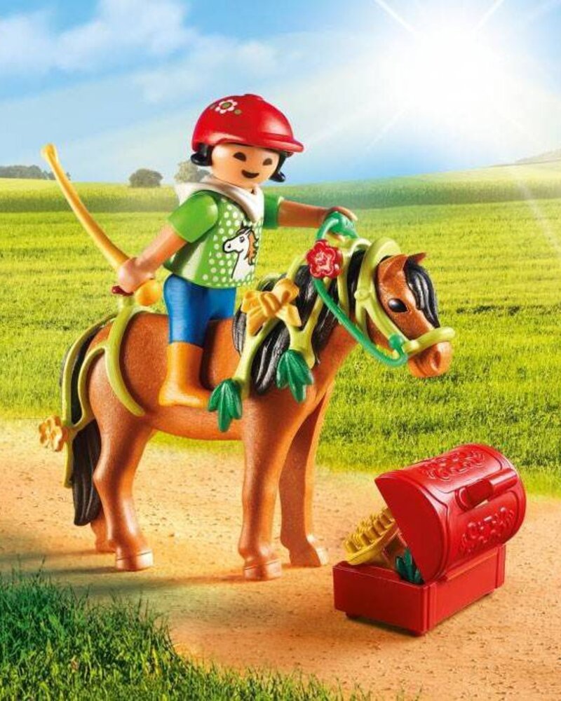 6968 Pony om te Versieren - Bloem