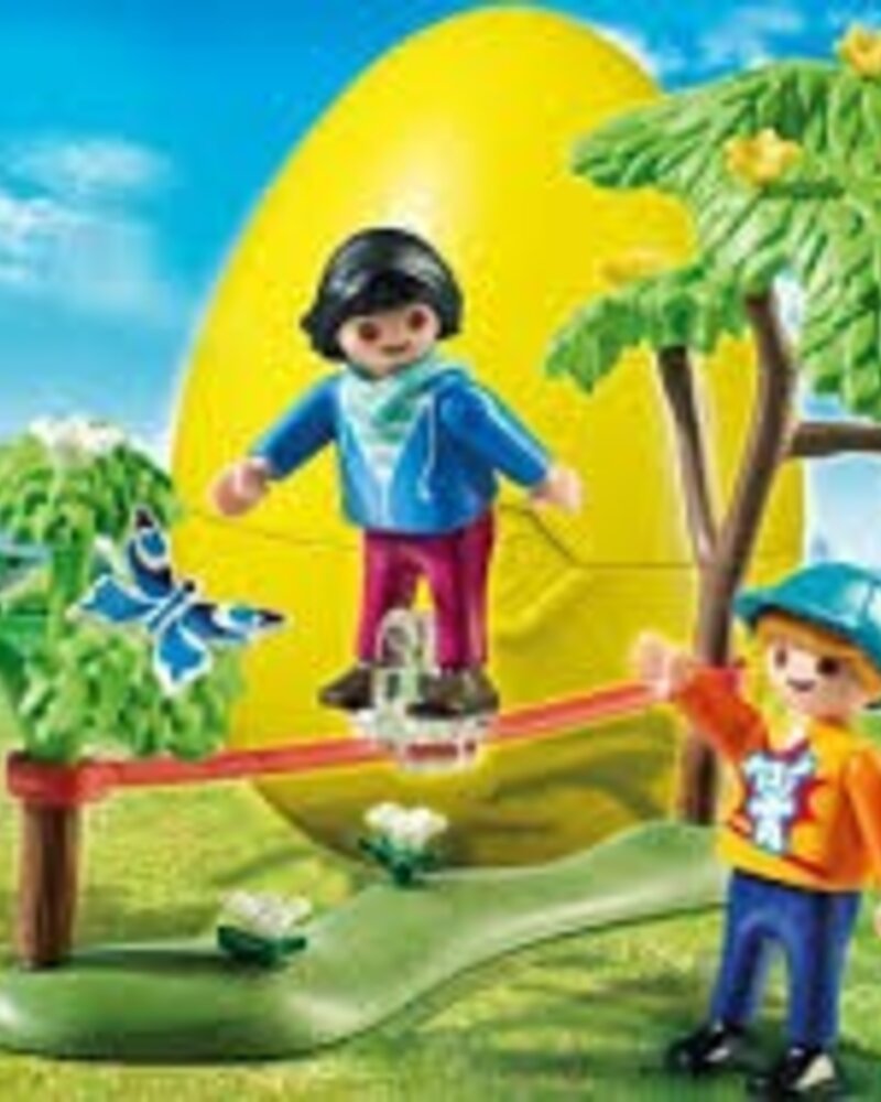 6839 Kinderen met Slackline
