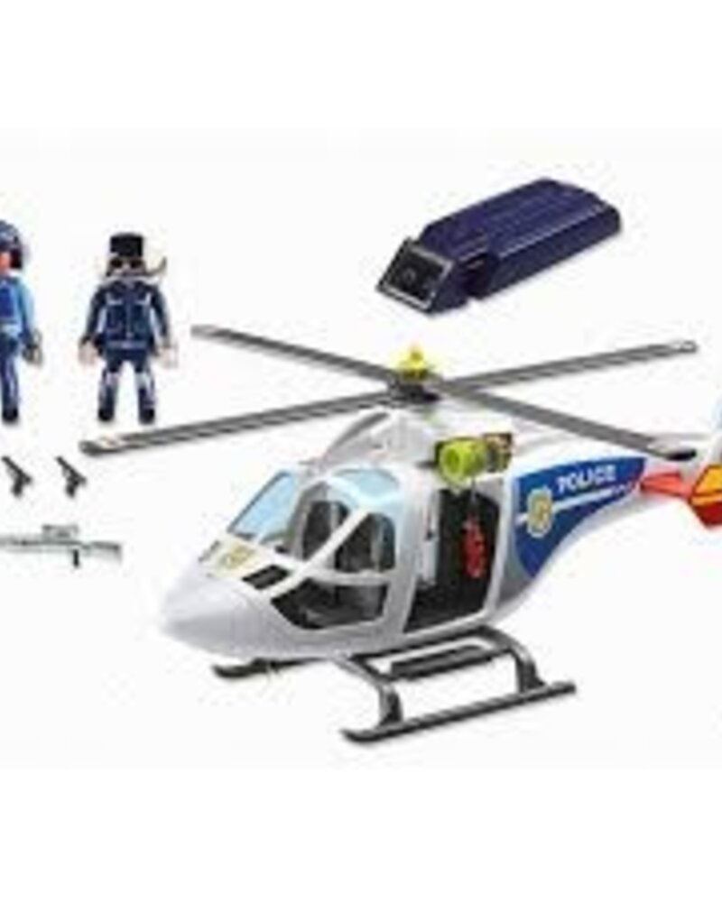 6921 Politie Helikopter met LED-Zoeklicht