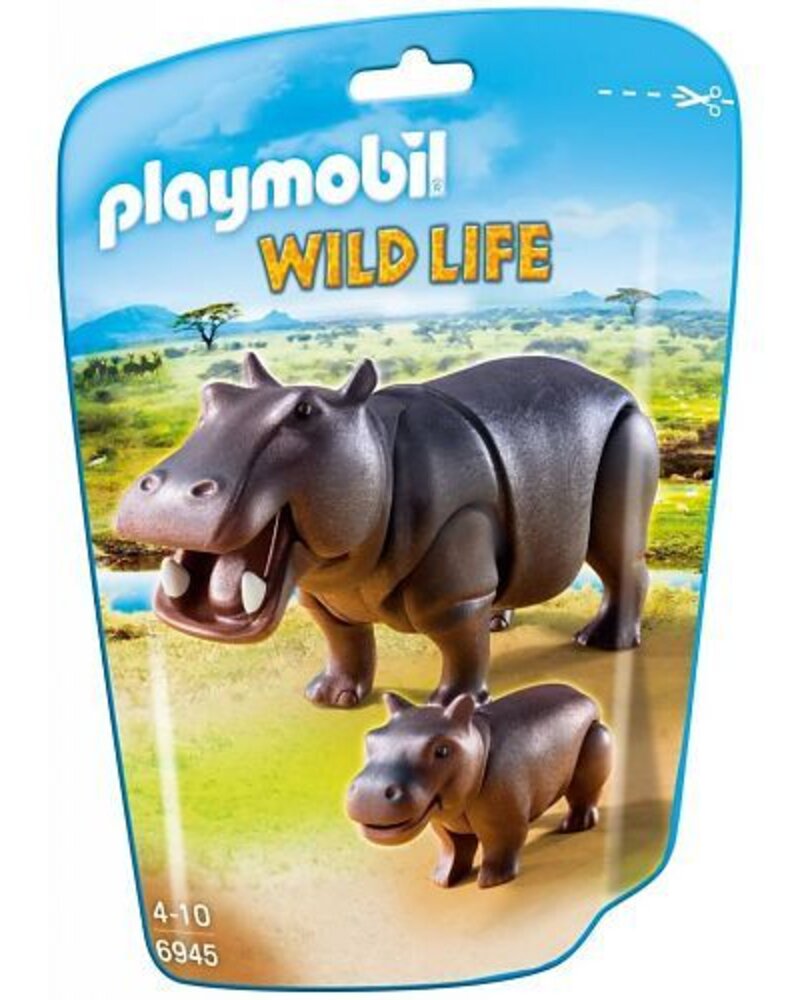6945 Nijlpaard met Jong