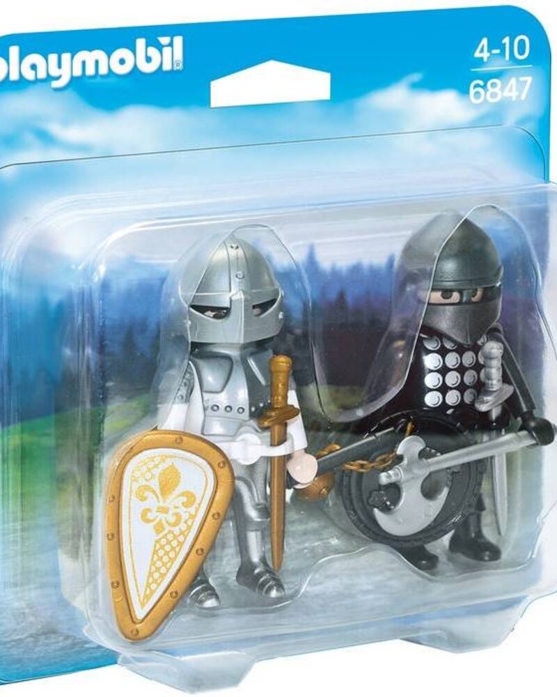 6847 Duopack Zwarte en Zilvere Ridder