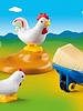 6965 Boerin met Haan en Kip
