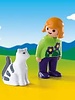 6975 Verzorgster met Kat