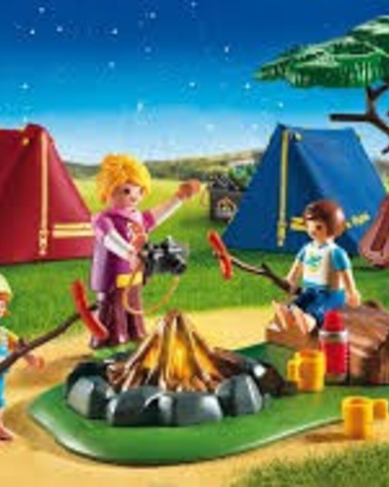 6888 Tentenkamp met Kampvuur