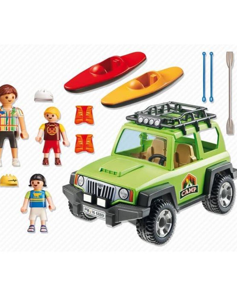 6889 Familie Terreinwagen met Kajaks