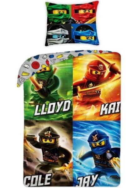 700048 Lego Dekbed Ninjago Crew