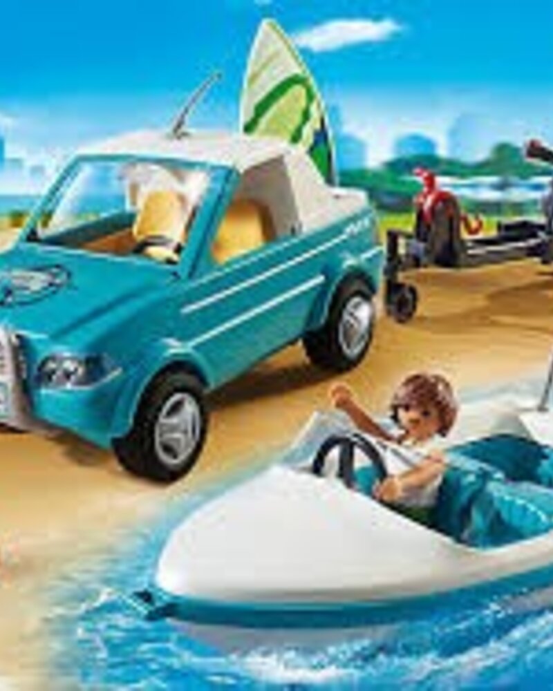 6864 Pick-Up met Speedboot en Onderwatermoter