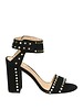 LS Annelies High Heels Black Studs