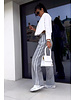 AC Grey Trousers White Stripes