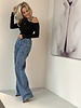 AC Black Top Off Shoulder