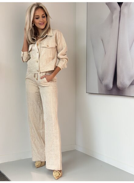 ES Trousers Wide Jacquard