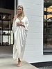 Off White Satin Dress