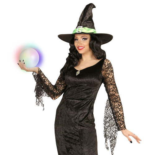 kristallen bol met licht