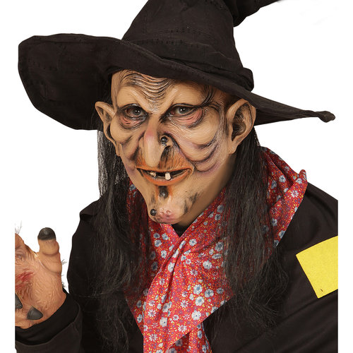 masker heks/butler met haar