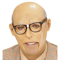 masker opa met open mond