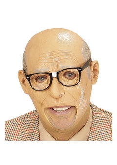 masker opa met open mond