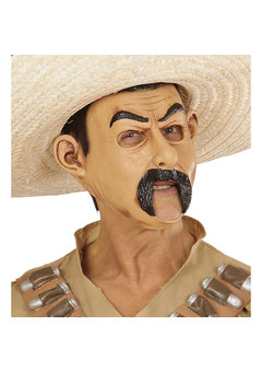 masker mexicaan met open mond