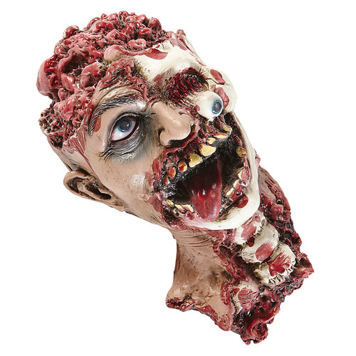 hoofd met nek, verminkt