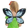 vlindervleugels kind, zwart/blauw