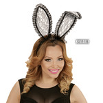 bunny oren kant, zwart