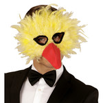 veren masker vogel, geel
