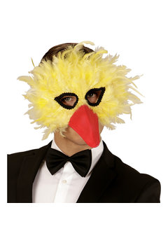 veren masker vogel, geel