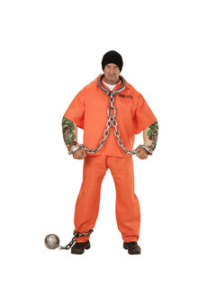 gevangene met tattoo spieren armen