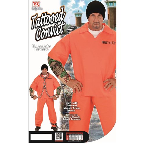 gevangene met tattoo spieren armen