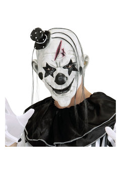 makser killerclown met haar en minihoed