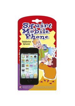 spuitende mobiele telefoon