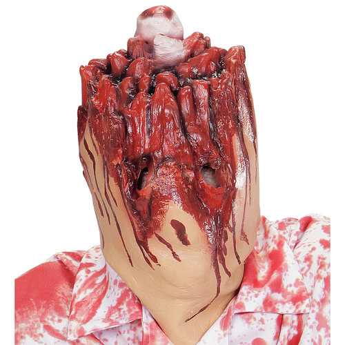 masker afgehakt hoofd