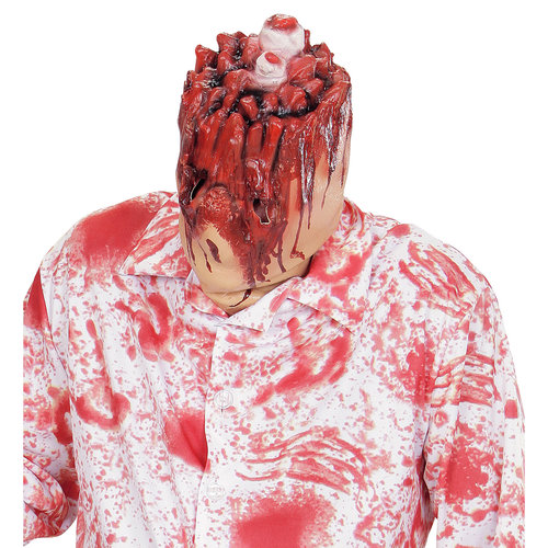 masker afgehakt hoofd