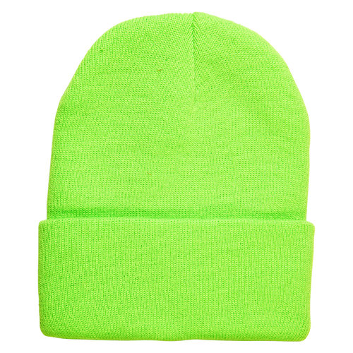 beanie neon groen