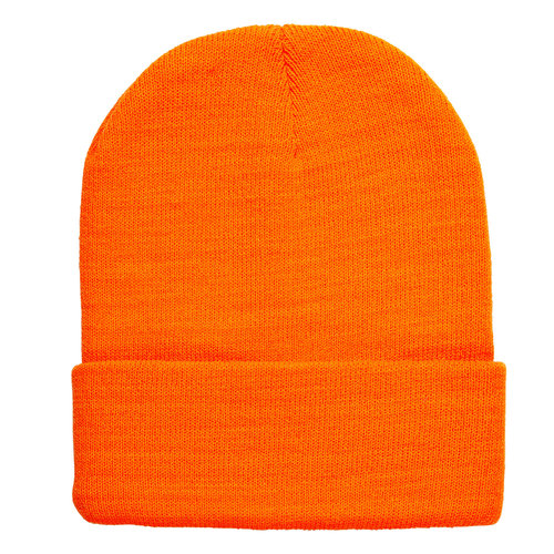beanie neon oranje