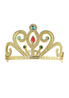 prinsessenkroon zilver met diamanten, goud