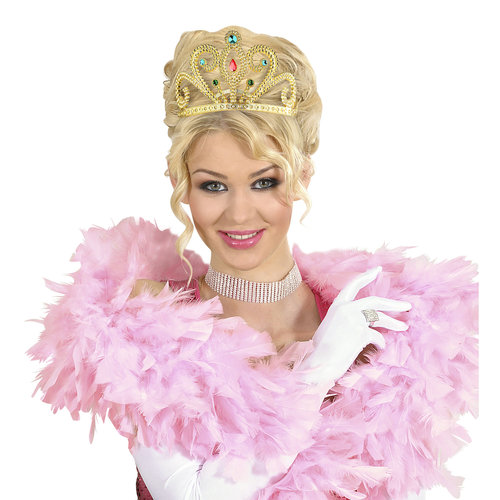 prinsessenkroon zilver met diamanten, goud