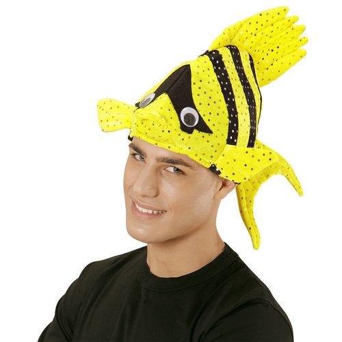 hoed tropische vis, geel