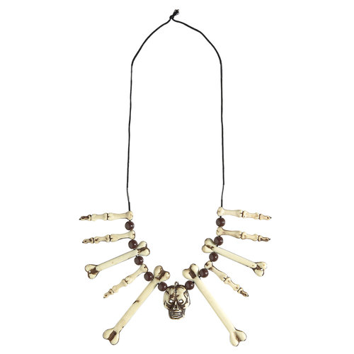 ketting schedel met botten
