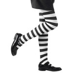 kinderpanty gestreept, wit/zwart 1-3jaar