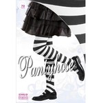 kinderpanty gestreept, wit/zwart 1-3jaar