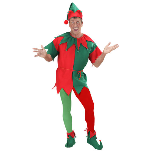 panty meerkleurig, rood/groen