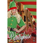 panty, rood/groen gestreept