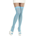 kniekousen azuurblauw