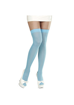 kniekousen azuurblauw