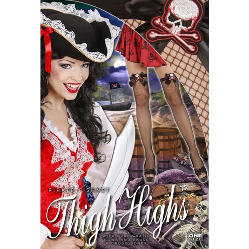 vistnetpanty piraat met schedels