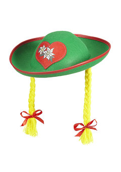 tiroolse hoed met staartjes